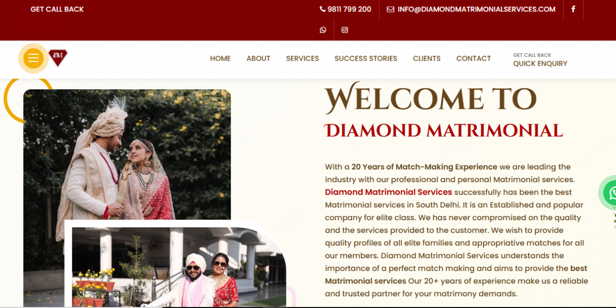 Discover Love with Meaning — Only at Diamond Matrimonial