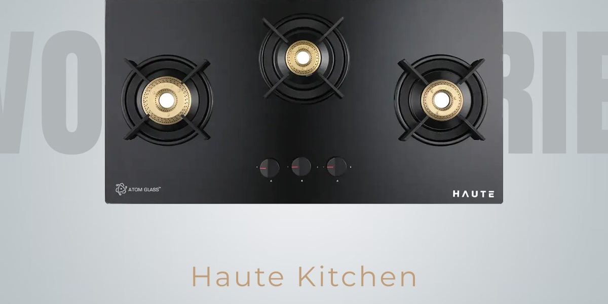 3 Burner Gas Stove Glass Top