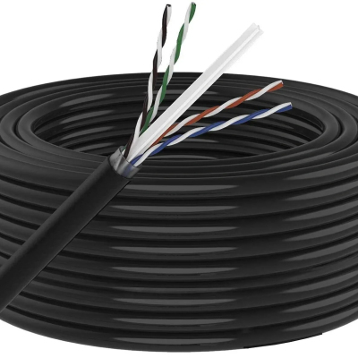 FEDUS Cat6 Heavy Duty Outdoor Cable Weatherproof/UV Resistant 1000mbps Ethernet Cable Suitable for D Profile Picture